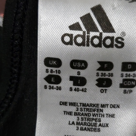 ADIDAS WOMEN'S BRA SPORTS COLOR BLACK SIZE SMALL - Picture 5 of 8